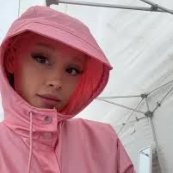 Rains Unisex Long Rain Jacket, Sky Pink, Waterproof, Sizes S, M, L - Picture 12 of 12